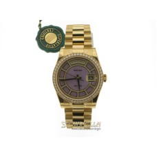 Rolex Daydate 36mm Lavanda diamanti ref. 118348 President nuovo 